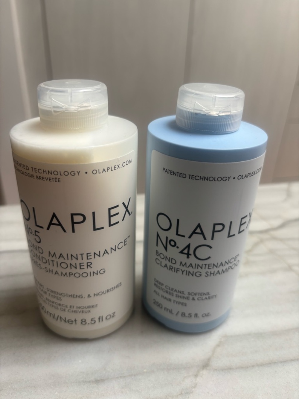 Olaplex No.5 Conditioner & No.4C Clarifying Shampoo - NEW